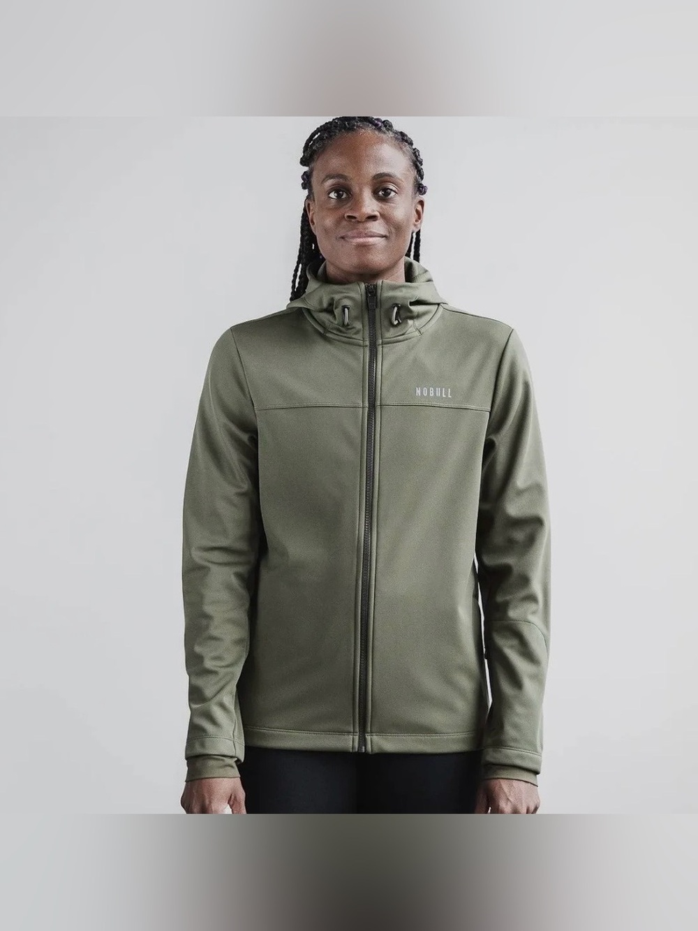 NOBULL Soft Shell Full Zip Hoodie Jacket